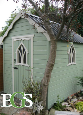 GOTHIC STYLE GARDEN SHED