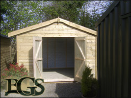 Garden Sheds, Wooden Sheds, Timber with Metal Roofs Garden Sheds 